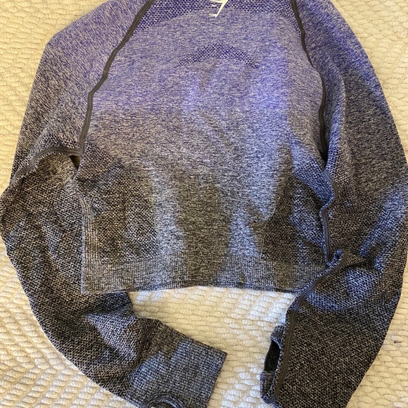 NWT Gymshark seamless cropped long sleeve - Picture 3 of 3